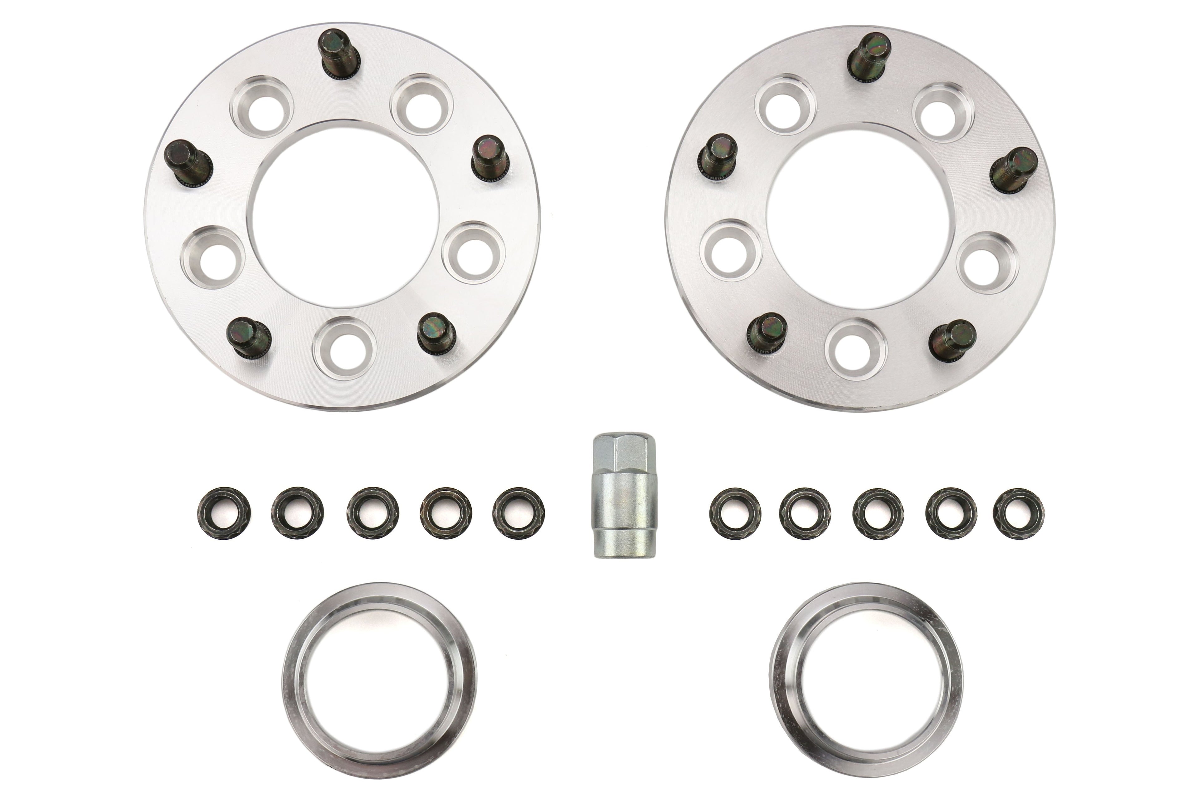 Project Kics 5x100 to 5x114.3 11mm Wheel Adapter w/ Hub Rings