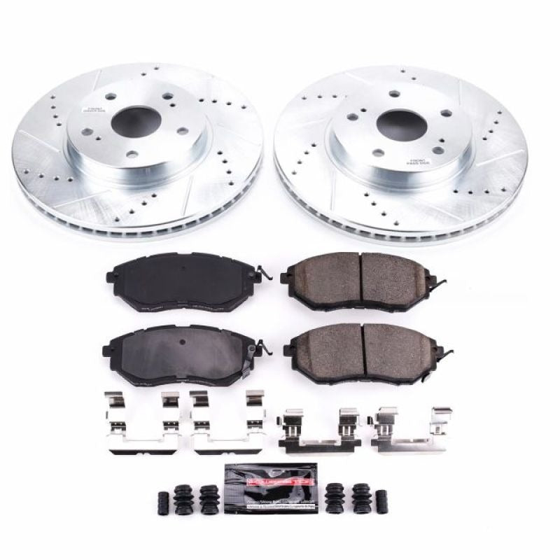 Power Stop Z23 Evolution Sport Brake Kit - Front - 2015-2019 Subaru Legacy