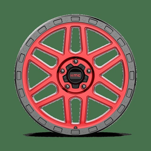 KM544 17X9 5X5.0 C-RED BLK-LP -12MM