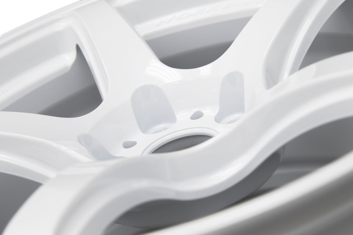 Work Wheels Emotion T5R Ice White 18x9.5 +38mm 5x114.3 (Sold as Pair) - 2015-2024 Subaru WRX / 2015-2021 STI / 2019-2024 Forester