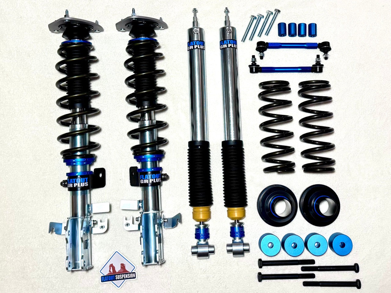 Flatout Suspension GR Plus Coilovers - 2011-2018 Ford Focus