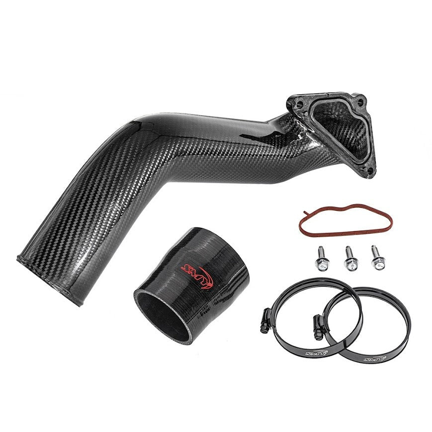 SMY BBC Carbon Fiber Top Mount Intercooler Pipe - 2022-2026 Subaru WRX