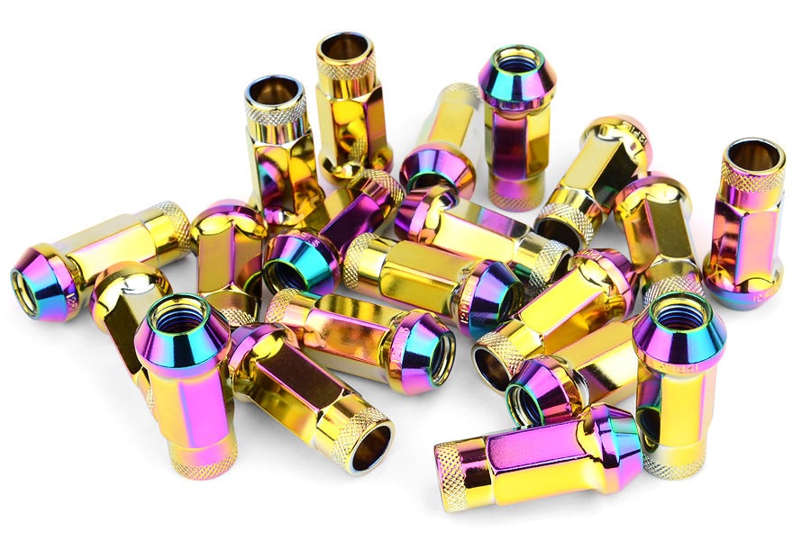 Wheel Mate Muteki SR48 Open End Lug Nuts - Neon 12x1.50 48mm