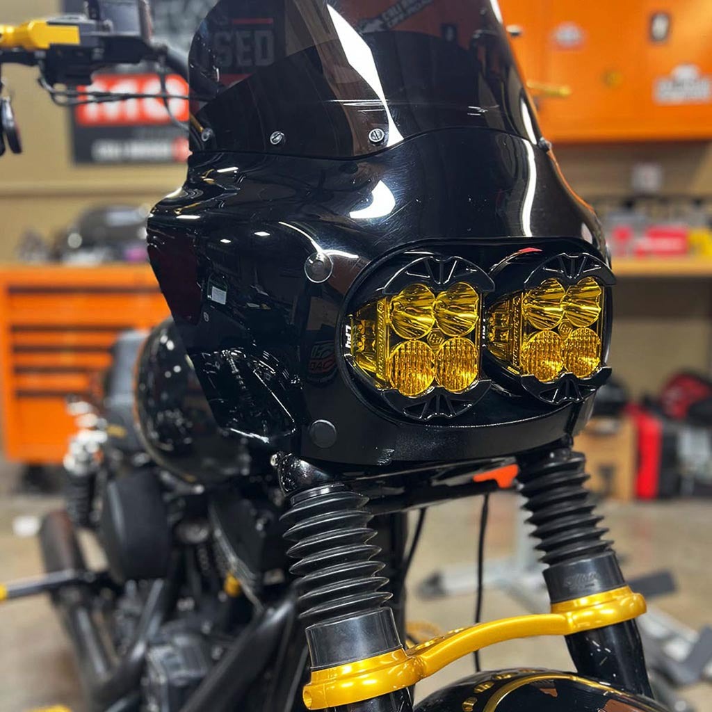 A10 Moto 08-17 Dyna Fat Bob Baja Designs LP4 Lighting Combo Kit