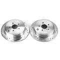 Power Stop Evolution Drilled & Slotted Rotors - Rear - 2013-2016 Subaru BRZ