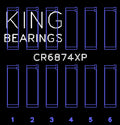 King Engine Bearings Performance Rod Bearing Set - Size STD - Subaru EZ30/EZ30D