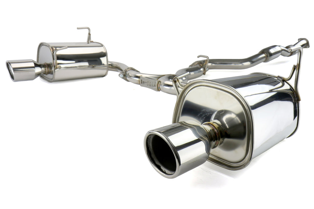 Invidia Q300 Dual Exit Cat Back Exhaust - Stainless Steel Tips - 2014-2018 Subaru Forester XT
