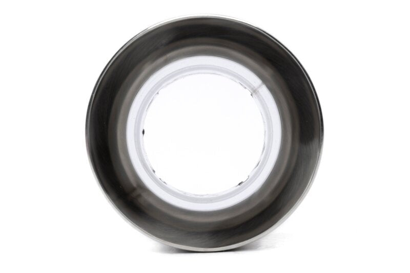Dinan Double-Walled 4in Clamp-On Exhaust Tip - Polished - 4in Outlet / 2.5in Inlet