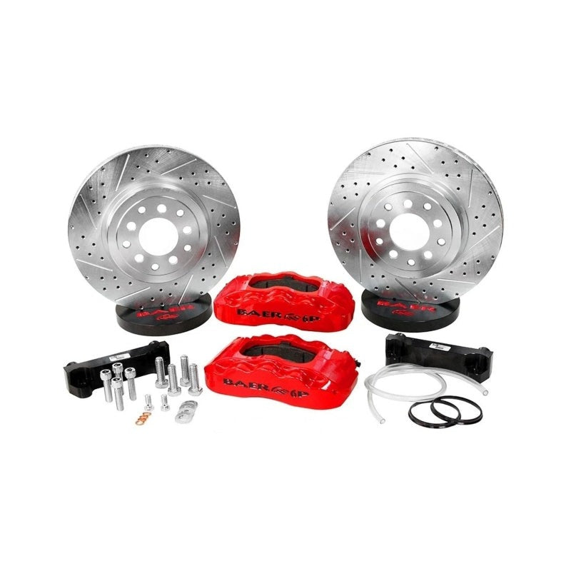 Baer Brakes 06-09 Chevrolet Trailblazer 14in Pro Rear Brake System-Silver-