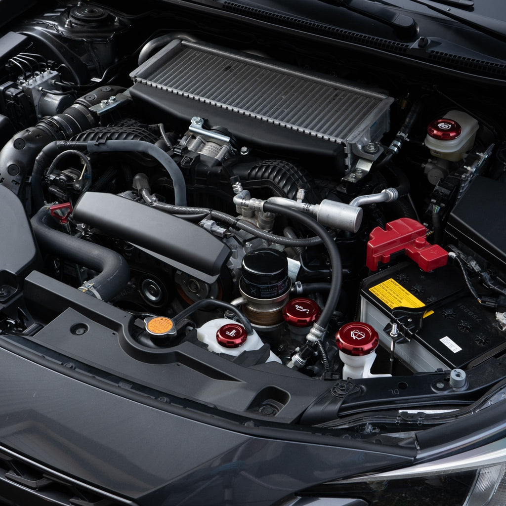 Billetworkz Engine Bay Caps - Subaru Forester XT 2009-2013