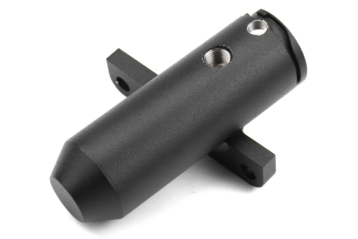 Killer B Motorsport Upper Coolant Reservoir w/ AN Fittings Black - Subaru Models (inc. 2002-2007 WRX / 2004-2021 STI)