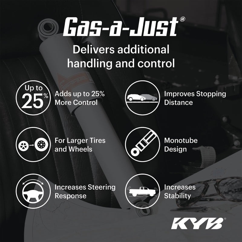 KYB 19-25 RAM 1500 w/ Off Road Susp. (w/o Air Susp. & Ex. Rebel & TRX) Gas-A-Just Gas Shock - Rear