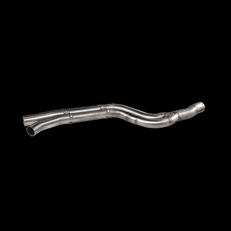 Akrapovic Evolution Link Pipe Set Stainless Steel (No Hardware Included) for 2019 Toyota Supra (A90) without OPF/GPF - E-TY/SS/1