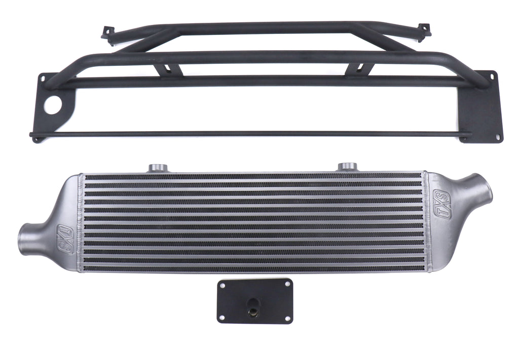 TurboXS Front Mount Intercooler Kit Wrinkle Red - 2015-2021 Subaru WRX