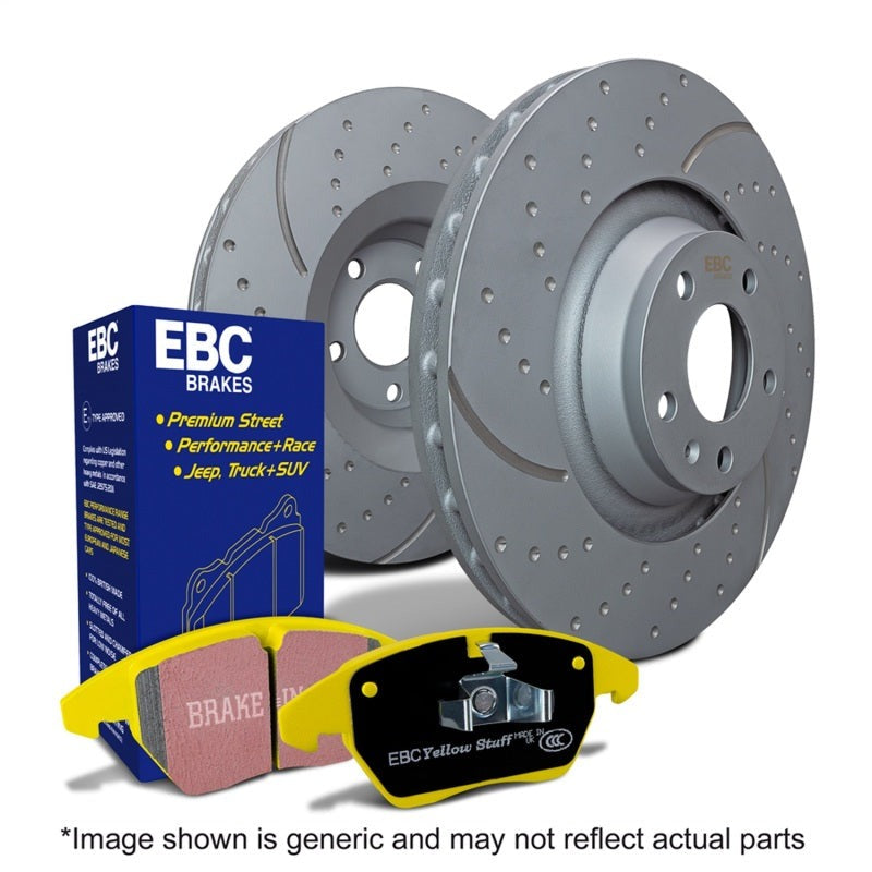 EBC S5K Yellowstuff Pad and GD Rotor Front Kit - 2022-2026 Subaru WRX VB