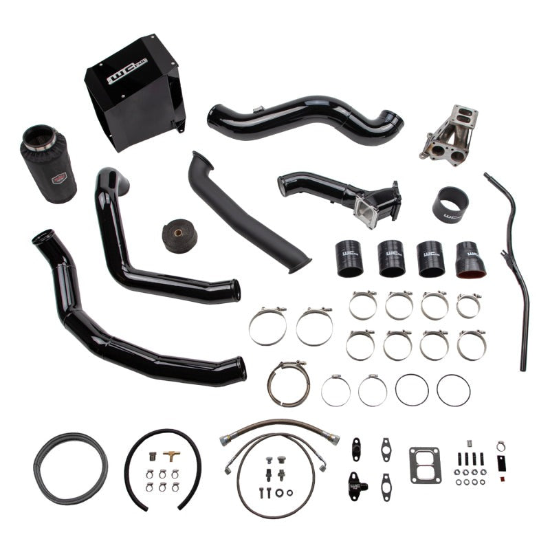 Wehrli 01-04 GM Duramax LB7 S300 Single Turbo Install Kit - Illusion Blueberry