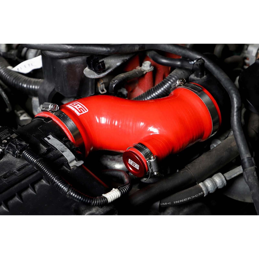 GrimmSpeedPost MAF Hose Kit Red w/ OEM Sound Generator Tube - 2015-2017 Subaru STI