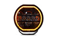 DV8 Offroad 7in Halo Elite Round Light w/ Accent Halo - White/Amber