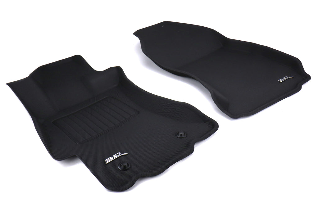 3D Maxpider Front Row Heavy Duty All Weather Floor Mats - 2015-2021 Subaru WRX / STI / 2016-2017 Crosstrek / 2012-2016 Impreza