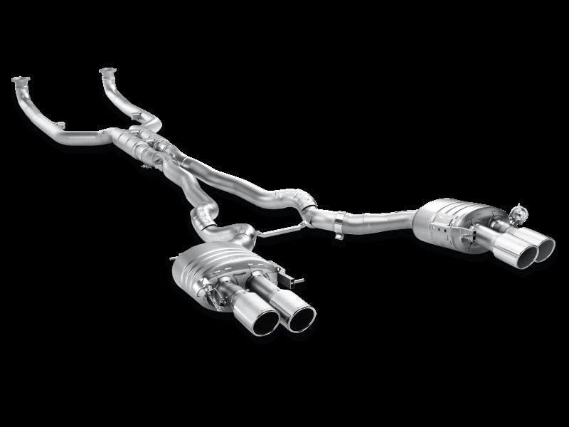 Akrapovic Evolution Line Cat Back Titanium (Requires Tips) for 2013-2017 BMW M6 Gran Coupe (F06) - ME-BM/T/6H