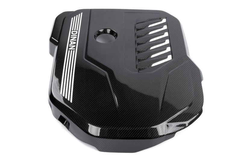 Dinan 19-26 BMW B58D (G01/G02/G20/G22/G23/G26/G42) Gloss Carbon Fiber Engine Cover w/Matte Accents