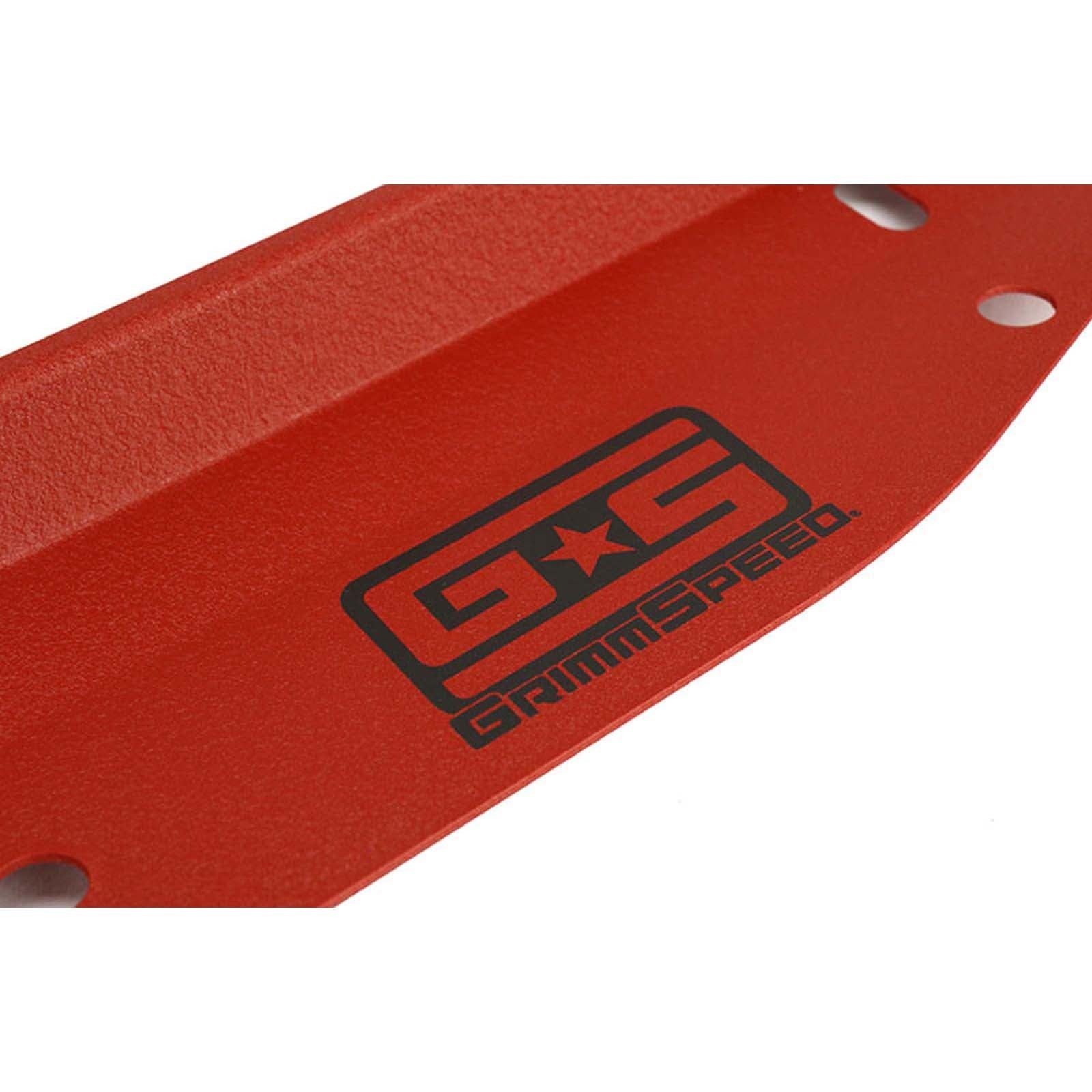 GrimmSpeed Radiator Shroud w/ Tool Tray Red - 2008-2014 Subaru WRX/STI