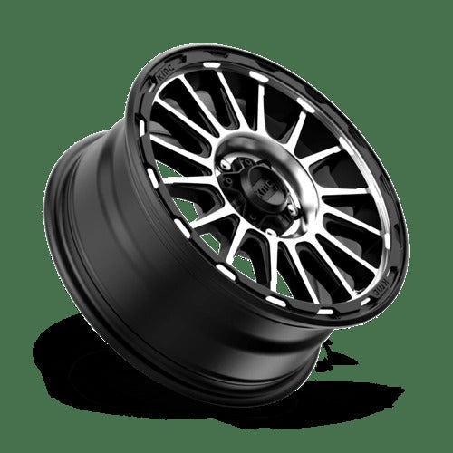 KM542 17X8 5X4.25 S-BLK MACH 38MM