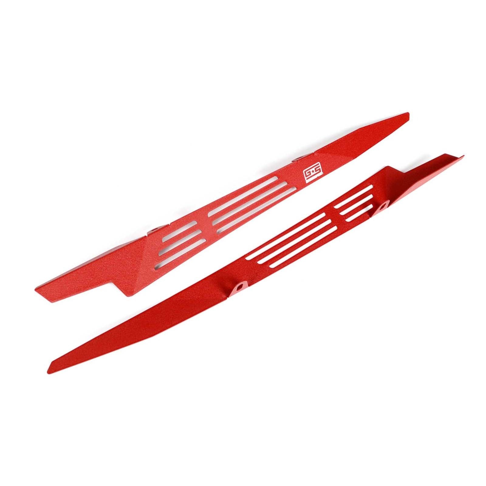 GrimmSpeed Fender Shrouds (Red) - 2008-2014 Subaru WRX / STI