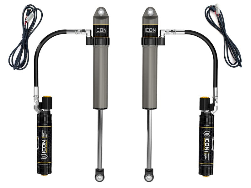 ICON 2.5 Front 2.5 V.S. Remote Reservoir CDEV Shock Pair for 2020-2023 Jeep Gladiator JT/18-23 Jeep Wrangler JL - 27821EP