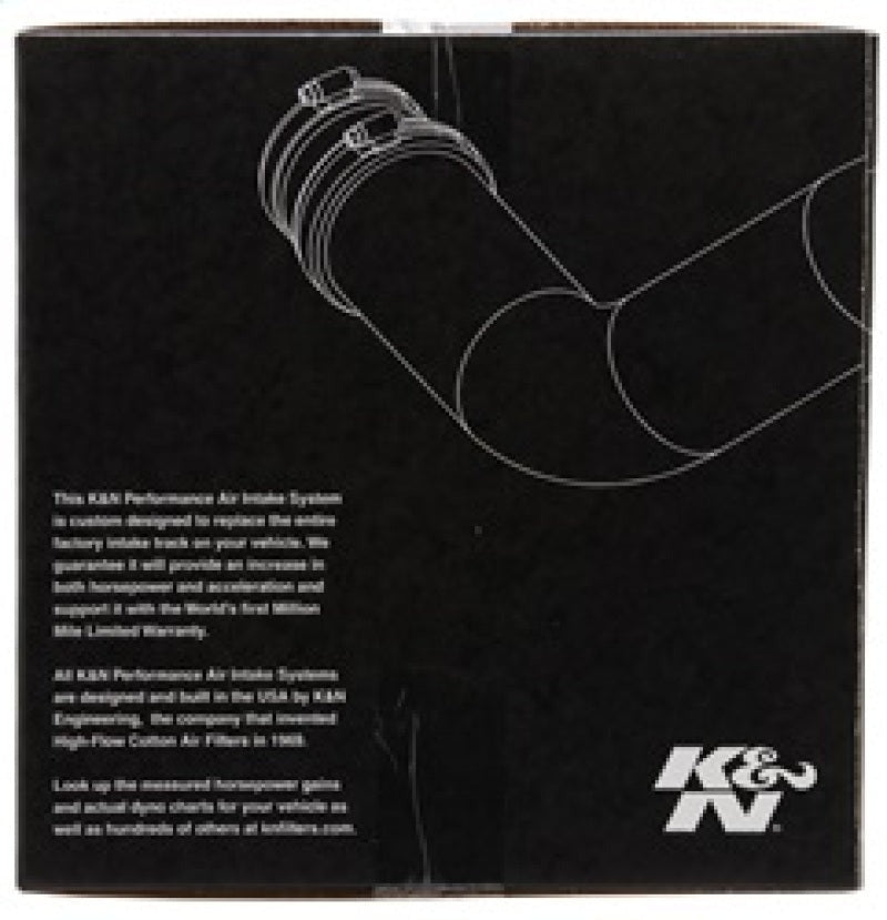 K&N Wrinkle Red Typhoon Short Ram Intake - 2002-2007 Subaru WRX / 2004-2007 STI