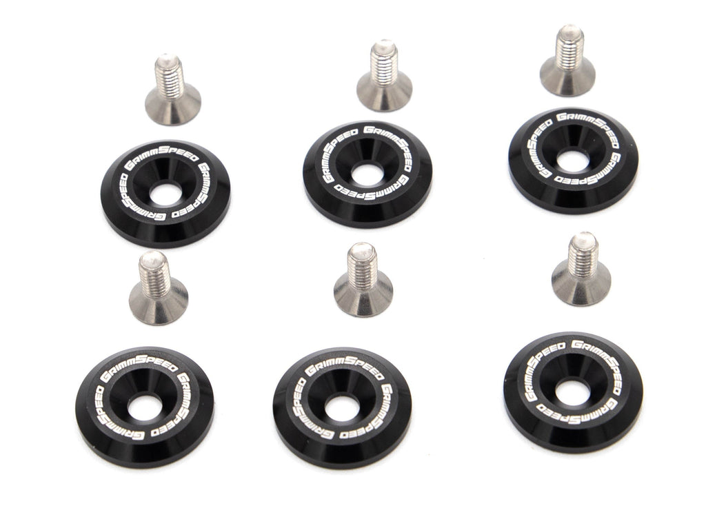 GrimmSpeed 2nd Gen Pulley & Engine Cover Kit (Black) - 2022-2025 Subaru BRZ / Toyota GR86