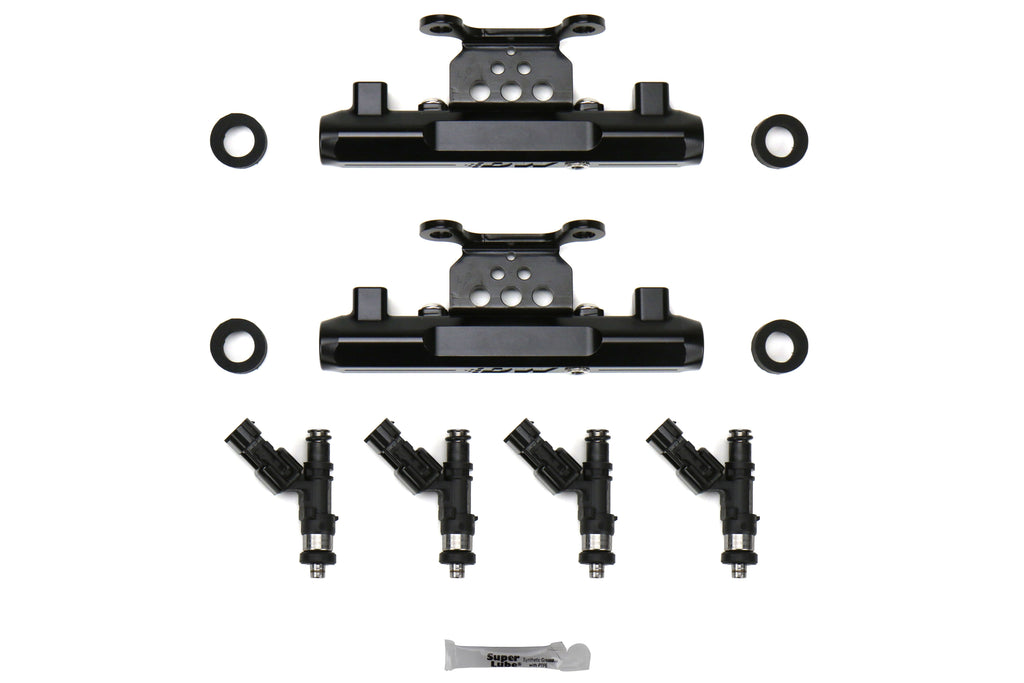DeatschWerks Fuel Injectors 1000cc w/Top Feed Conversion Fuel Rails - 2004-2006 Subaru STI / 2005-2006 Legacy GT