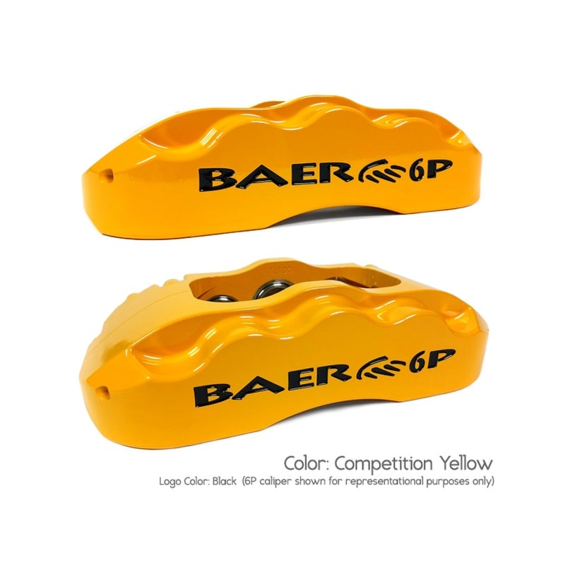 Baer Brakes 1970 Ford Fairlane STD Studs 14in Extreme+ Front SDZ Brake Kit - Comp Yellow