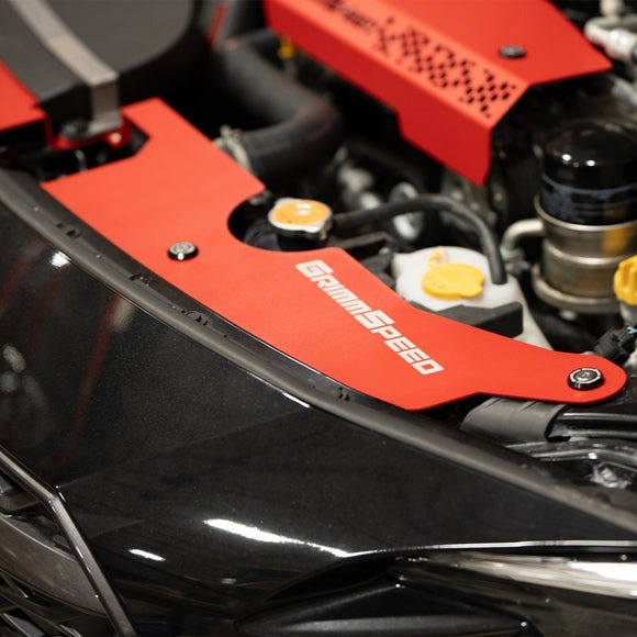 GrimmSpeed Radiator Shroud - Red - 2022-2024 Subaru WRX