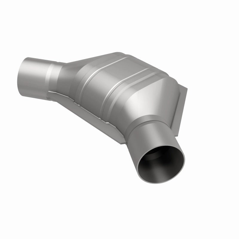 MagnaFlow Universal Catalytic Converter - 2.00in Angled In/Out Front - CARB Compliant