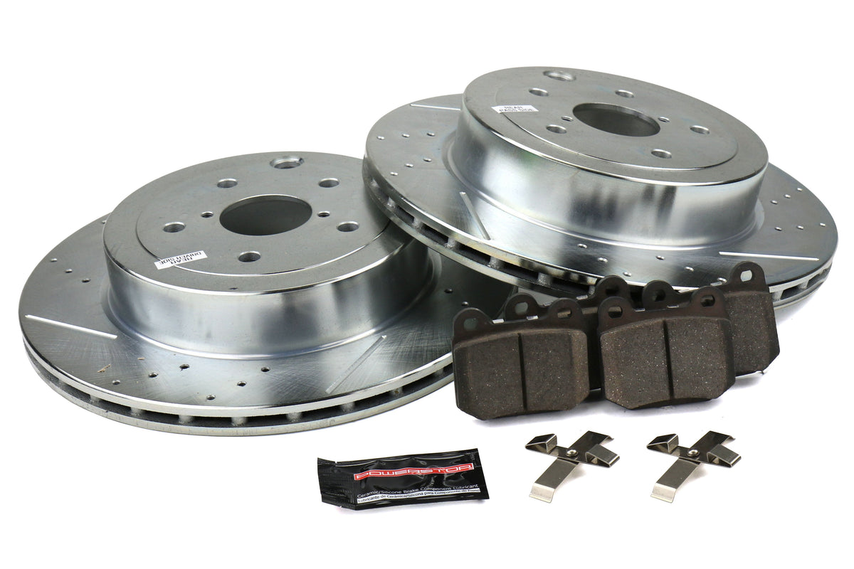 Power Stop Rear Z23 Evolution Sport Brake Kit - 2008-2014 Subaru Impreza