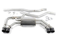 Dinan 18-25 BMW X3 M40i/X4 M40i (G01/G02) Valved Catback Exhaust System - Black Tips
