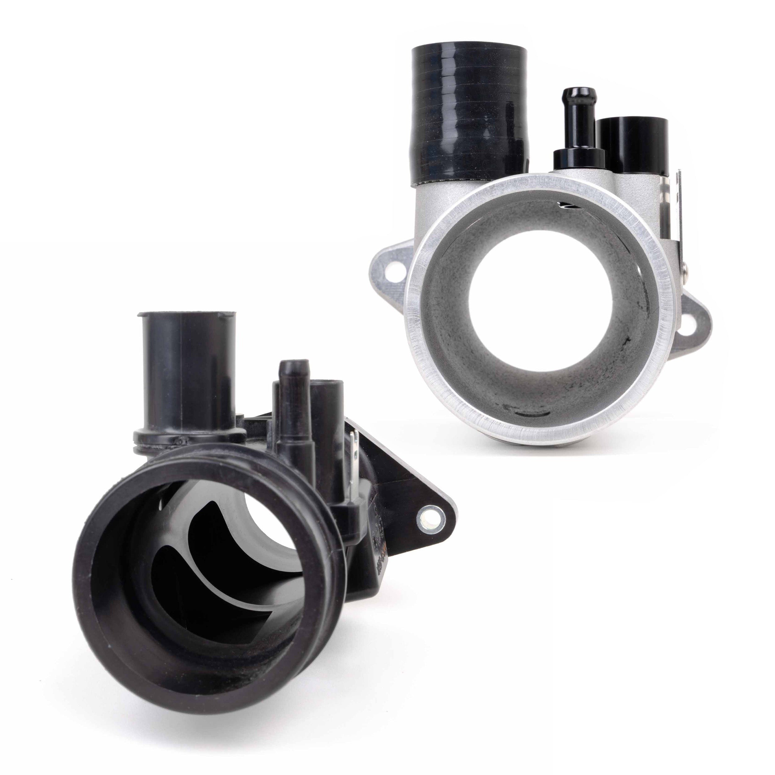 OVERTAKE Aluminum BIG TURBO Inlet - Subaru 2015-2021 WRX, 2014-2018 Forester XT