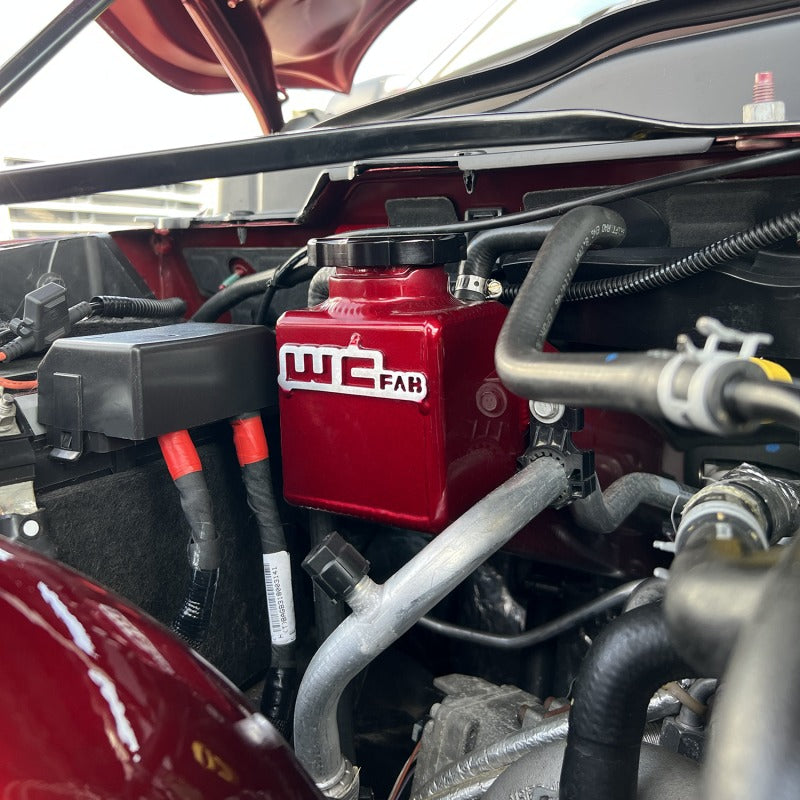 Wehrli 19-24 Cummins 6.7L OEM Placement Coolant Tank - Sparkle Bomber Orange