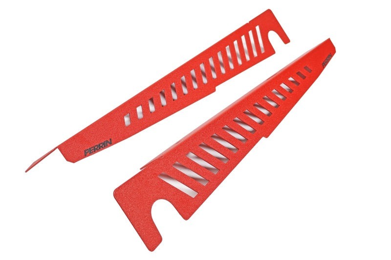 PERRIN Fender Shroud Set - Red - 2022-2026 Subaru WRX