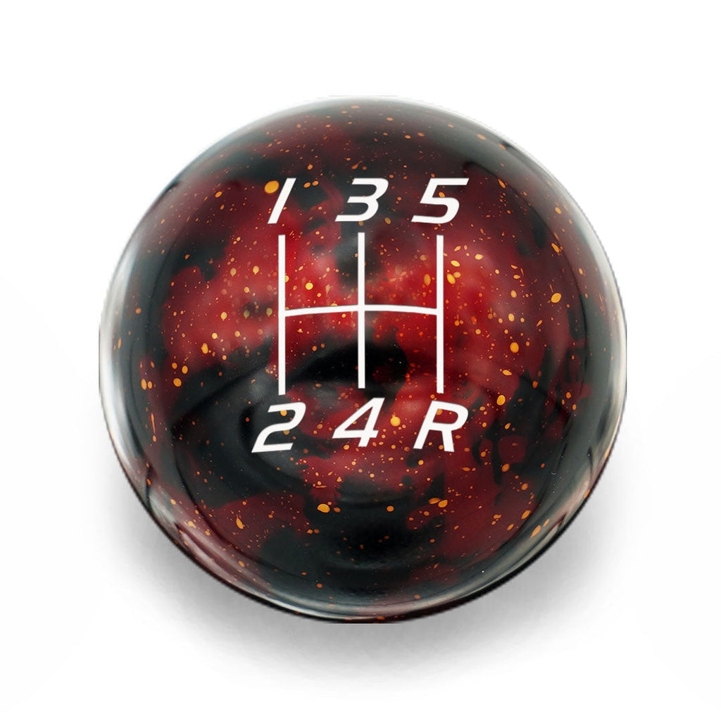 Billetworkz Cosmic Space Shift Knob - 5 Speed Velocity Engraving - Subaru WRX