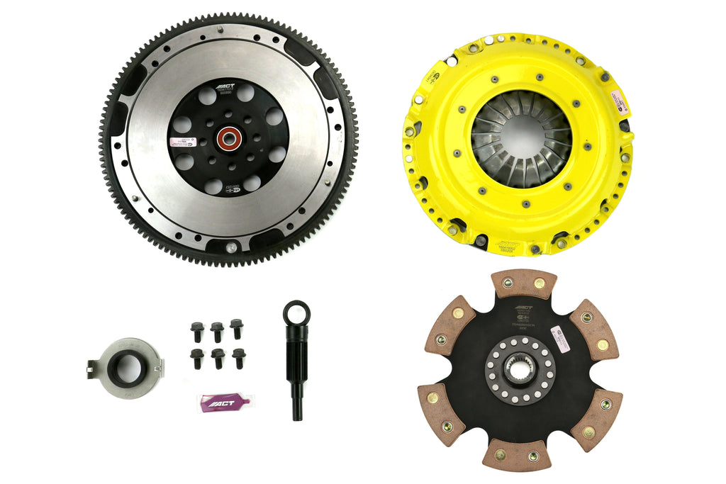 ACT Xtreme Race Rigid 6 Pad Clutch Kit w/ Streetlite Flywheel - 2006-2026 Subaru WRX