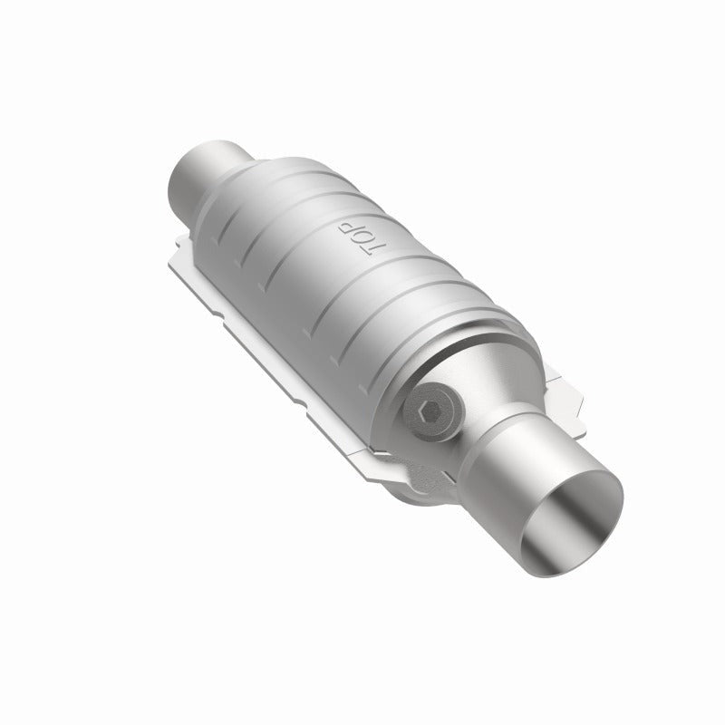 MagnaFlow Universal Catalytic Converter - 2.00in Inlet/Outlet - Round 11in Body x 5.125in W x 15in Overall