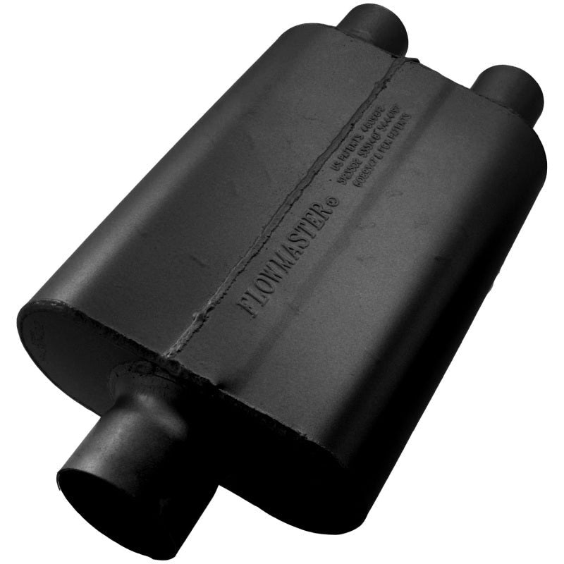 Flowmaster 40 Series Delta Flow 3-Inch Center Inlet / Dual 2.25-Inch Outlets Muffler - 9430422