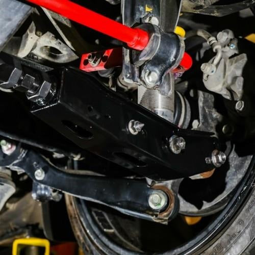 BLOX Racing Rear Lower Control Arms - Black - 2008-2023 Subaru WRX / STI / 2013-2020 Subaru BRZ / 2013-2016 Scion FR-S / 2017-2021 Toyota 86