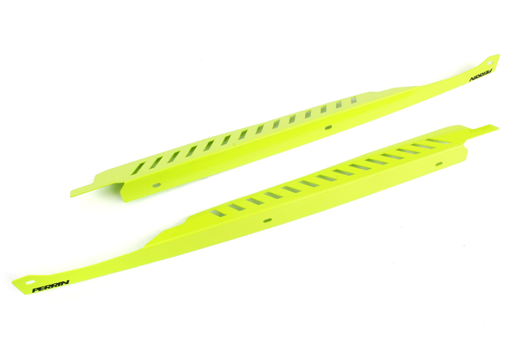 PERRIN Performance Fender Shroud Neon Yellow - 2008-2014 Subaru STI / WRX