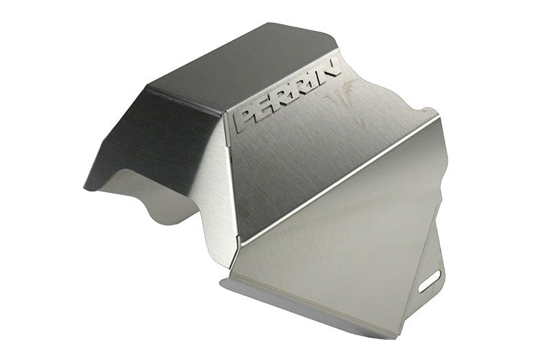 PERRIN Turbo Heat Shield Brushed - Subaru Turbo Models (inc. 2004-2012 Forester / 2002-2014 Impreza / 2005-2009 Legacy / Outback)