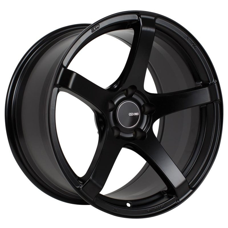 Enkei Kojin 18x9.5 45mm Offset 5x120 Bolt Pattern 72.6mm Bore - Matte Black (Single Wheel)