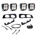 Baja Designs 2023+ Ford SD Squadron Sport 2.0 Dual Fog Pocket Kit Upfitter (Multi Patterns) - Clear