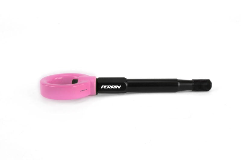 PERRIN Tow Hook Kit for Rear Hyper Pink - 2015-2017 Subaru WRX / STI